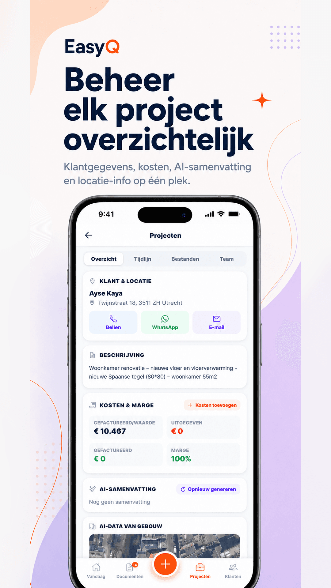 Easy-Q app — Projects
